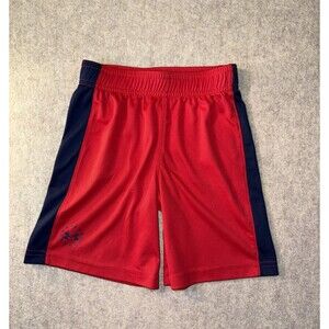 Under Armour Boys Size 6 Red Blue Gym Shorts